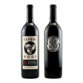 750Ml Ravenwood Vinter's Blend Cabernet Red Wine Deep Etched w/1 Color Fill